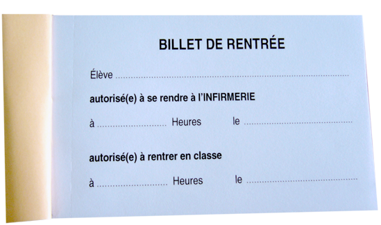 Billet de rentrée