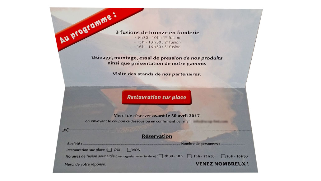 Invitation portes ouvertes